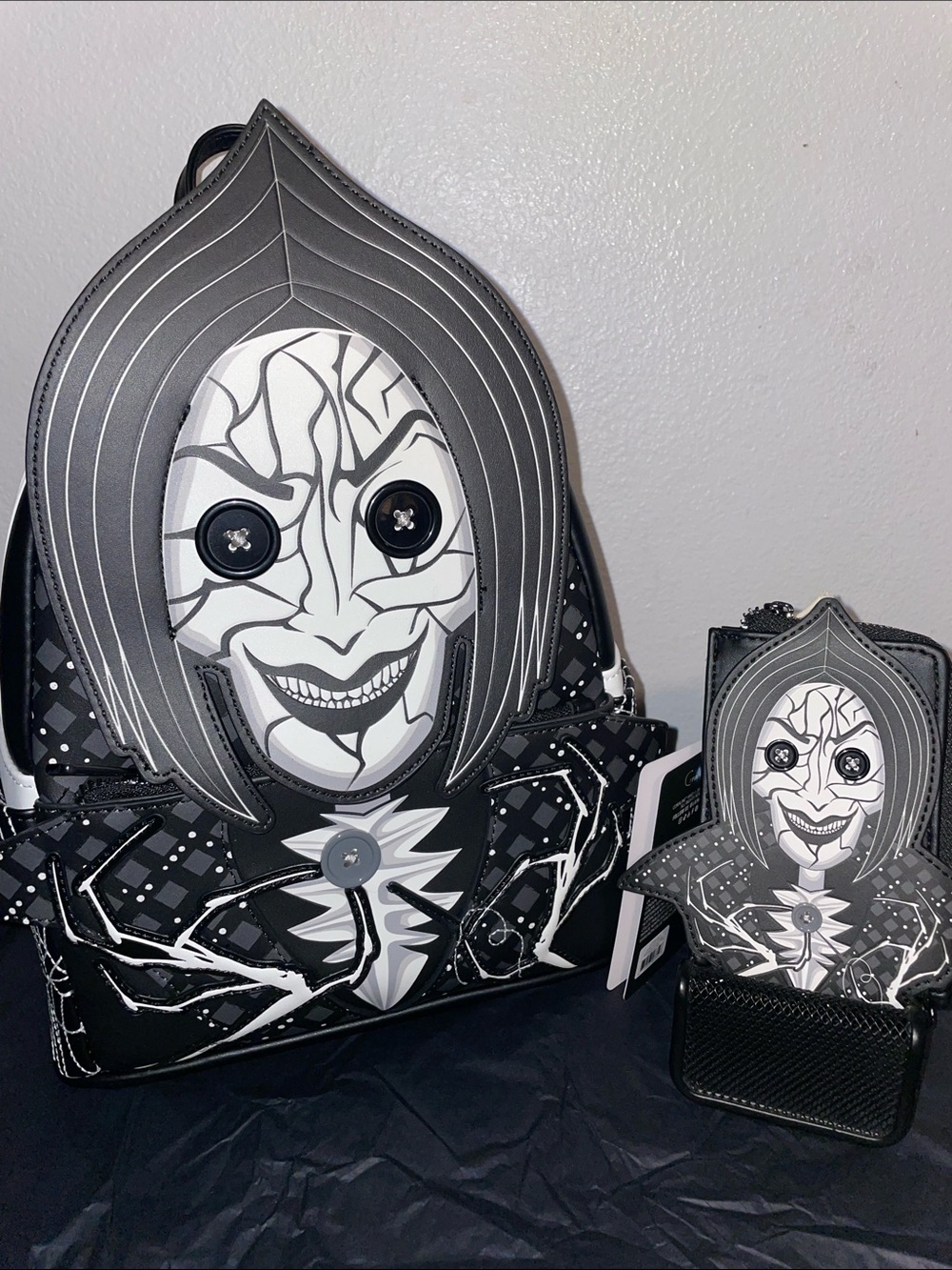 Loungefly Coraline Other Mother Spider Form GITD Cosplay Mini Backpack & Wallet